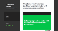 Desktop Screenshot of jonathanbardo.com